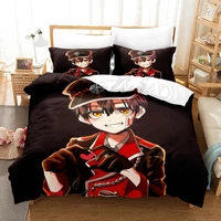 toilet bound hanako kun bedding set japanese anime duvet cover comforter bed linens single queen king size