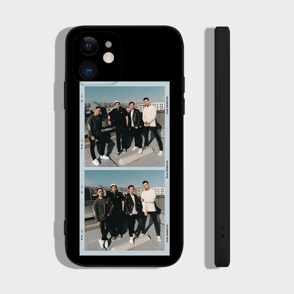 Чехол для телефона Band Big Time Rush BTR iPhone 16 15 14 13 12 11 Plus Pro Max XR XS X 7 8 SE Mini Silicone Soft