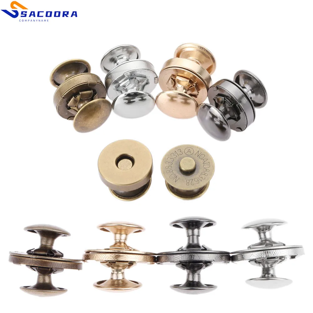 10 комплектов Металлическая магнитная Детская сумка с защелкой кошельки сумочки