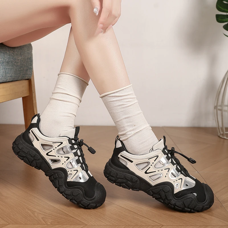 Сандалии женские быстросохнущие дышащие Нескользящие пляжные туфли спортивная