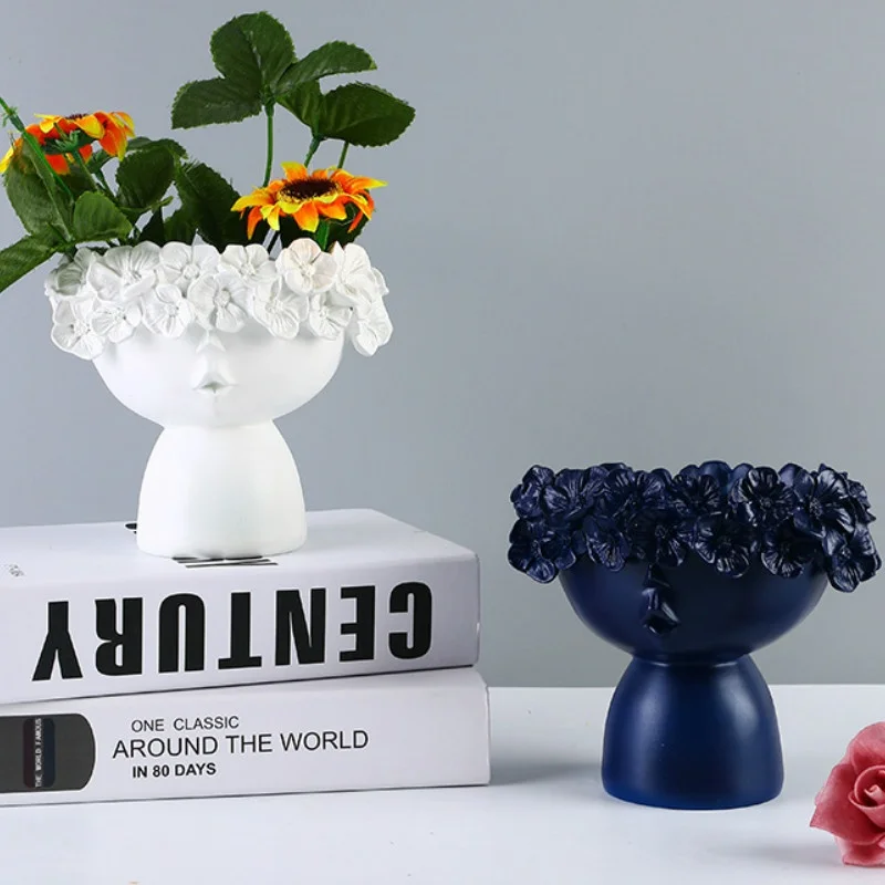 

Ваза для девочки в скандинавском стиле, Цветочная фотография, штукатурка для девушек, как ваза, украшение из смолы, украшение для дома