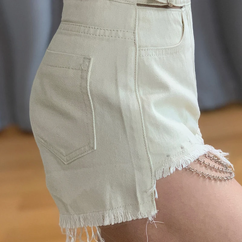 Ladies shorts high waist big opening big size sexy short jeans new arrival in 2023 casual summer denim