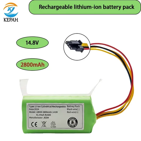 Литий-ионный аккумулятор 4S1P 14,4 В 6800 мАч 18650 для пылесоса Cecotec Conga 1290 1390 1490 1590 Genio Deluxe 370 Gutrend Echo 520