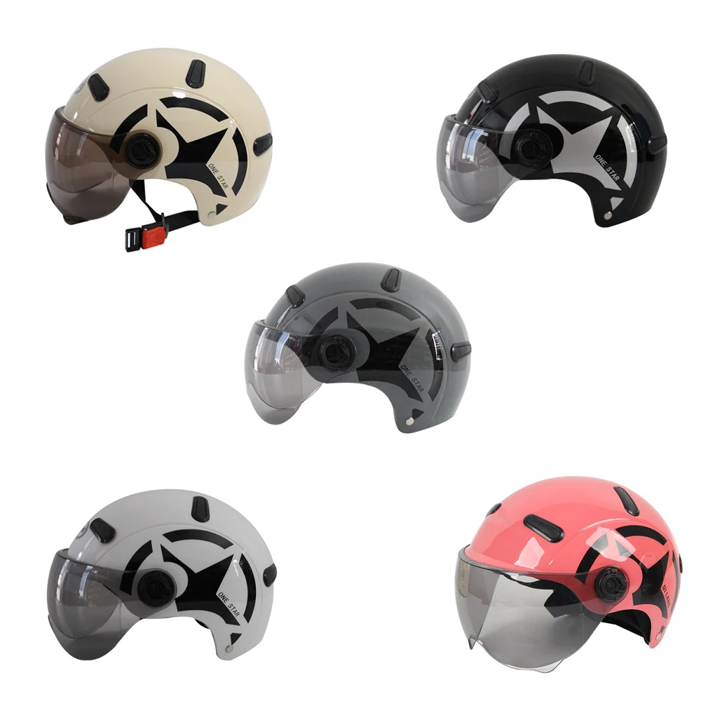

Unisex Safety Helmet - More Than Just A Protective Gear Open Face Motorbike Helmet Cycling Equipment Open Face Helmet