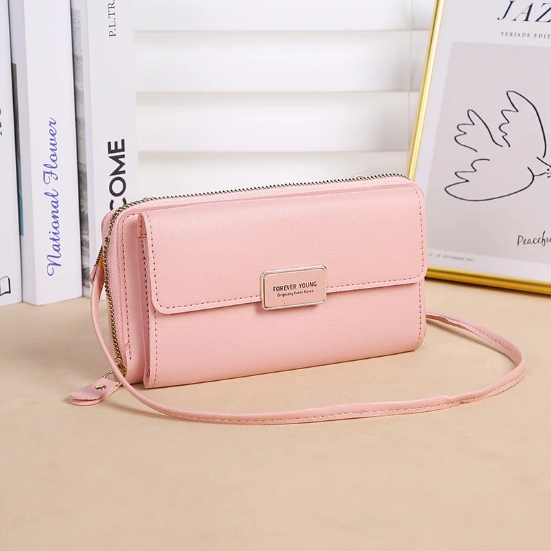 2023 New Cross-border Lady's Wallet Korean version of large-capacity multi-function shoulder bag with long clutch bag and coin p
