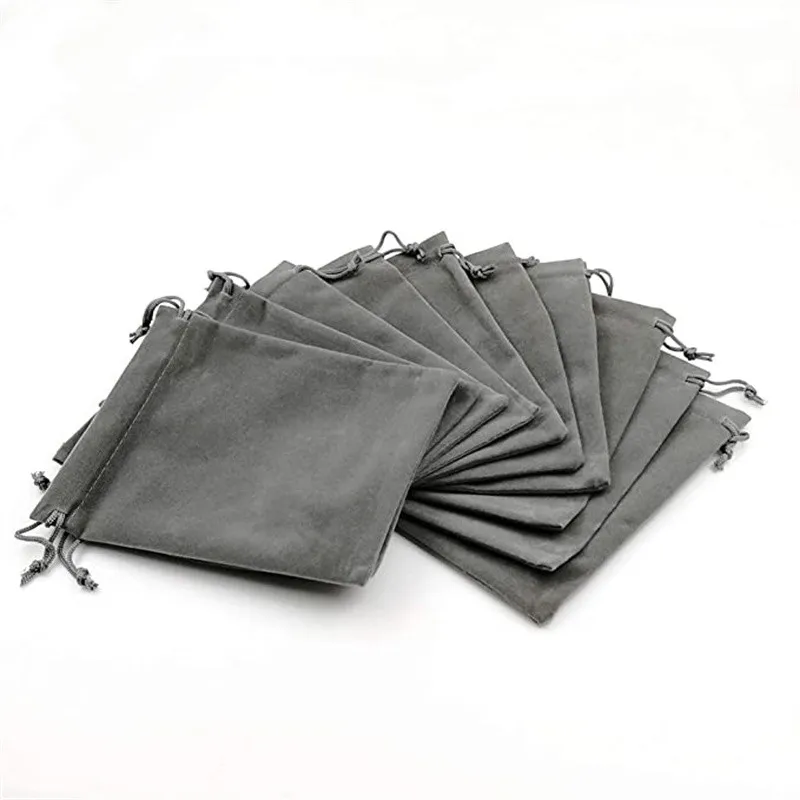 Бархатные мешочки из овечьей кожи 10 шт. прибл. 12x15 см (4 72x5 9 дюйма)