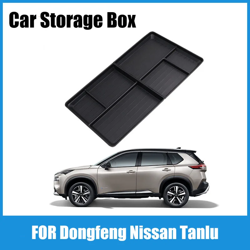 Фото Подходит для Dongfeng Nissan Tanlu, нижний ящик для хранения центрального управления, ящик для хранения, аксессуары для модификации автомобиля, поставки №1