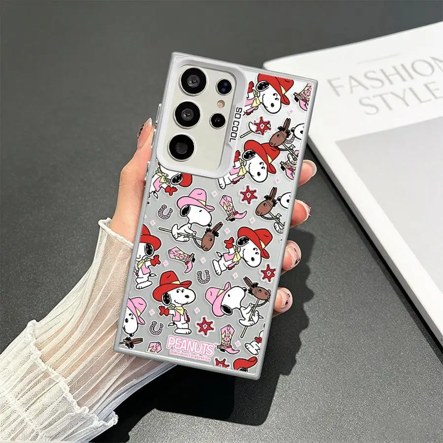 Чехол для Samsung Galaxy S26 S21 S25 Edge Note 20 Ultra S20 Plus S23 S23 Ultra S24 FE S22 S-noopys Cowgirl (art.: 3920dc6ffc25d) - 3920dc6ffc25d