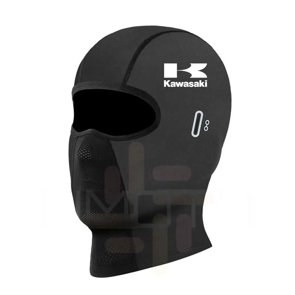 

Для мужчин подкладка для велосипедного шлема, мотоциклетная Балаклава, бандана на шею, капюшон, полнолицевая маска для бега, чехол для лица для kawasaki Kawasaki