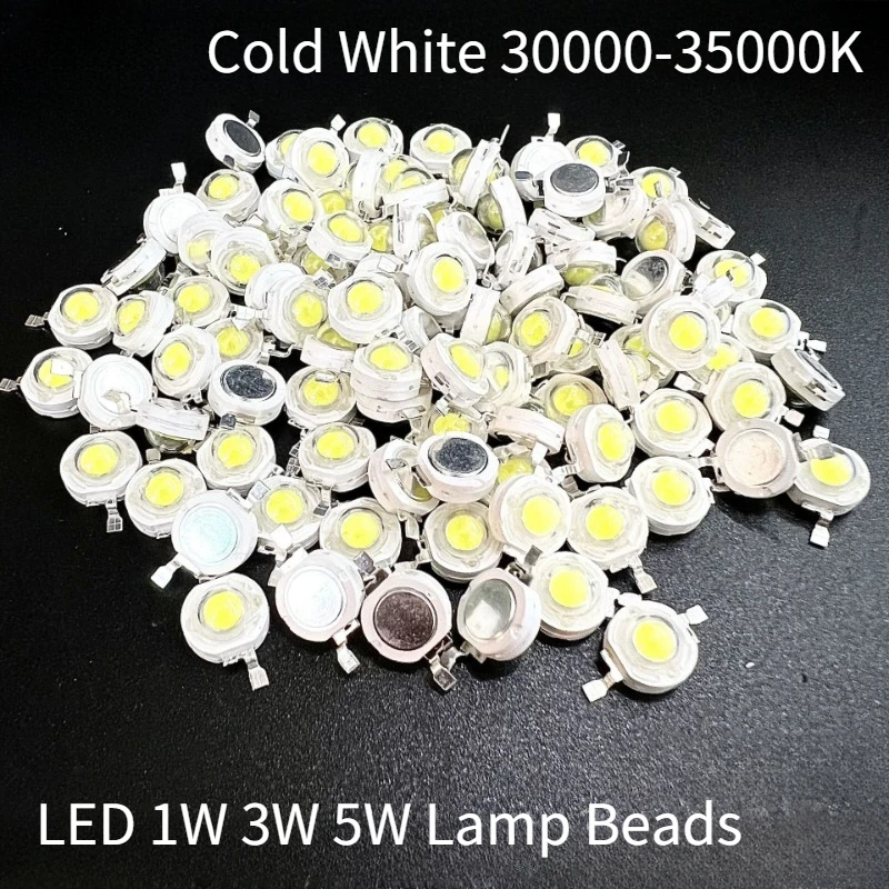 

10 шт., встроенная имитация люмен, холодный белый свет, 30000-35000K