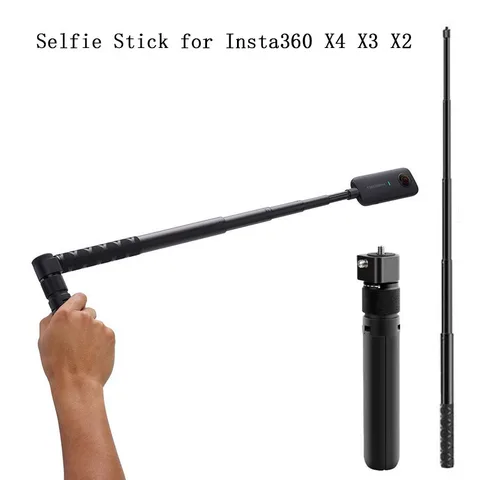 Удлиненный комплект ручек для Insta360 X4 X3 X2, невидимая палка для селфи Bullet Time для Insta360 X4 X3 X2, аксессуары для спортивной камеры