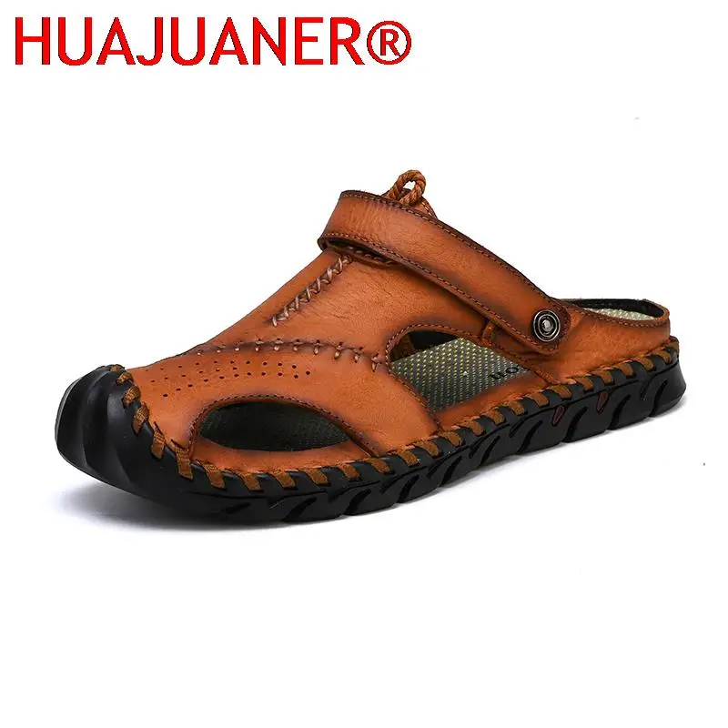 Новые мужские сандалии высокого качества большие размеры 38-48 летние