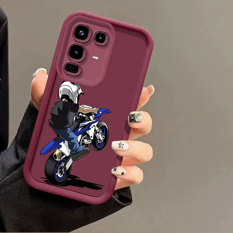 Фото Гибкий силиконовый чехол для Infinix Note 50 Pro Pro+ 4G 50s 50x 5G, защитный чехол с ударопрочным принтом Motocyber. №4