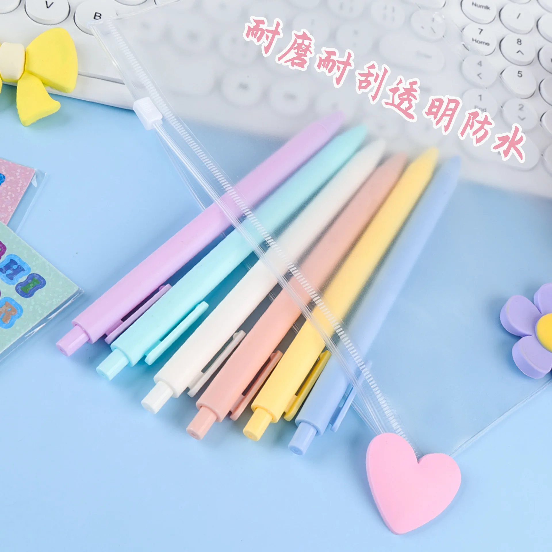 12/60 шт. карманных папок A6 Обложка для блокнота с вкладышами прозрачная цветная