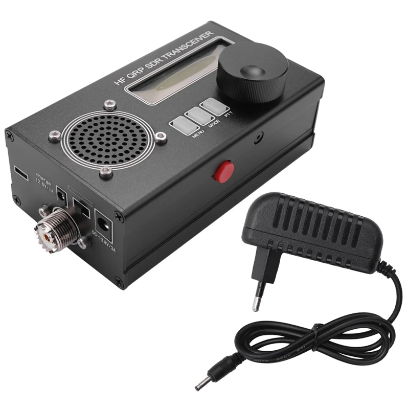 Новый трансивер USDX USDR 8 Band SDR All Mode USB LSB CW AM FM HF SSB QRP QCX-SSB с батареей и европейской вилкой.