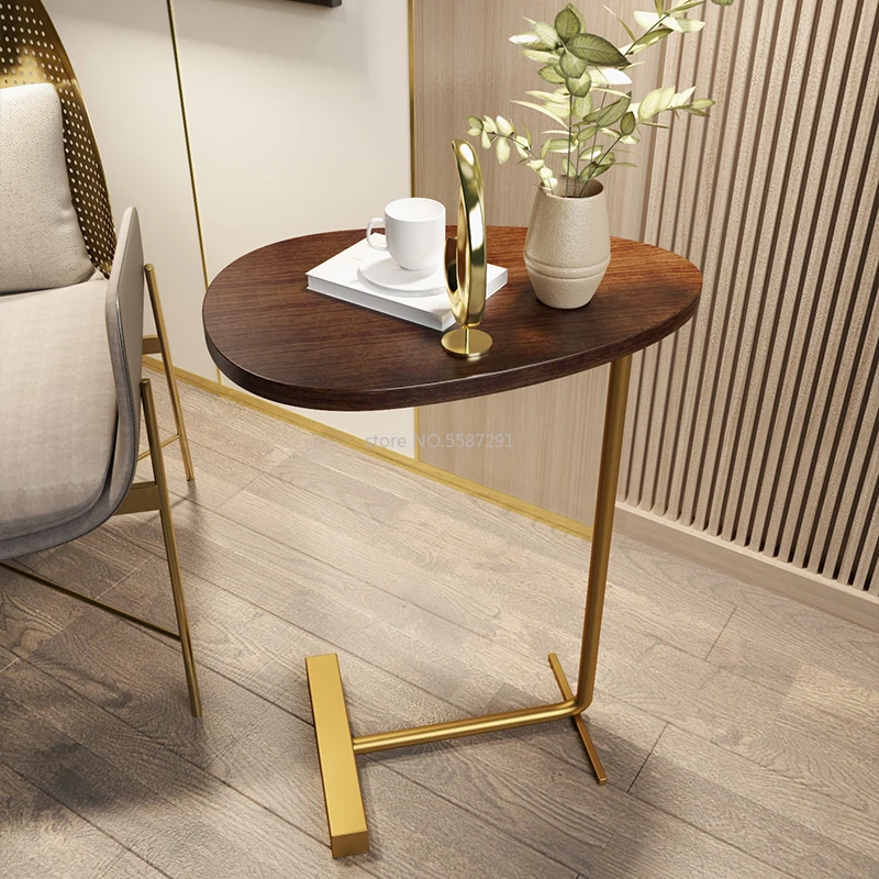 

Side table living room furniture Light luxury corner table simple wooden balcony small side tables small apartment coffee desk