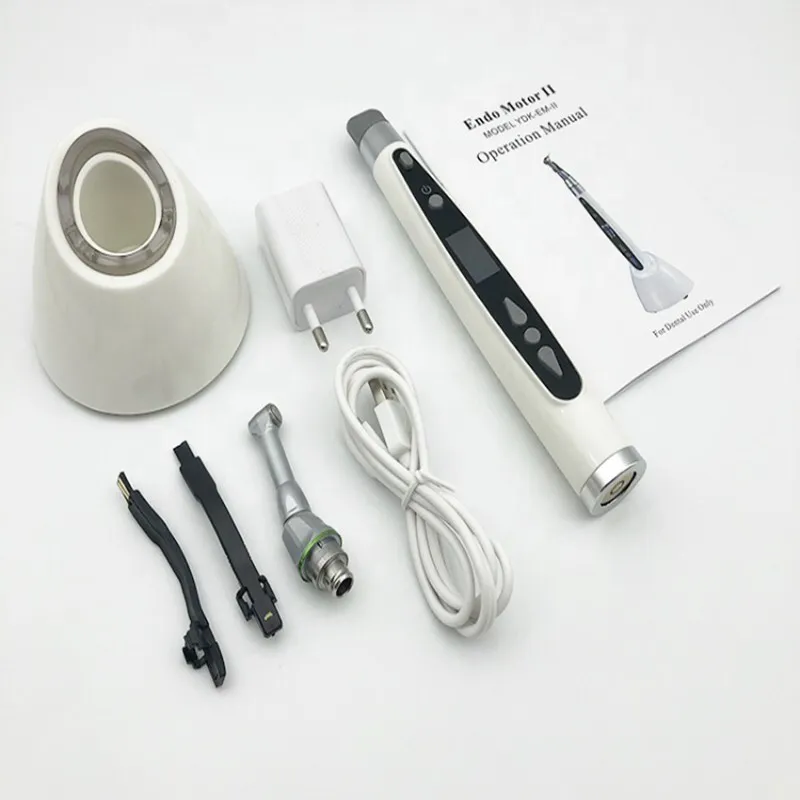 Белый светодиодный эндометр беспроводное снижение контр-угол эндомотор лечение