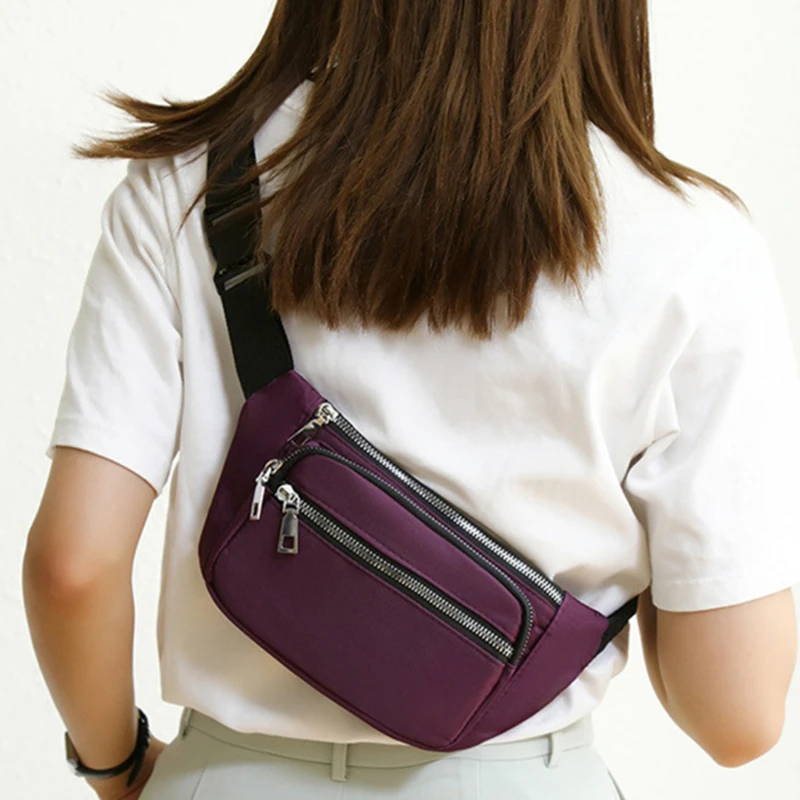 

Модная нагрудная сумка из ткани Оксфорд, сумка-слинг, женские дорожные сумки через плечо, ранец для женщин, женская сумка для мобильного телефона