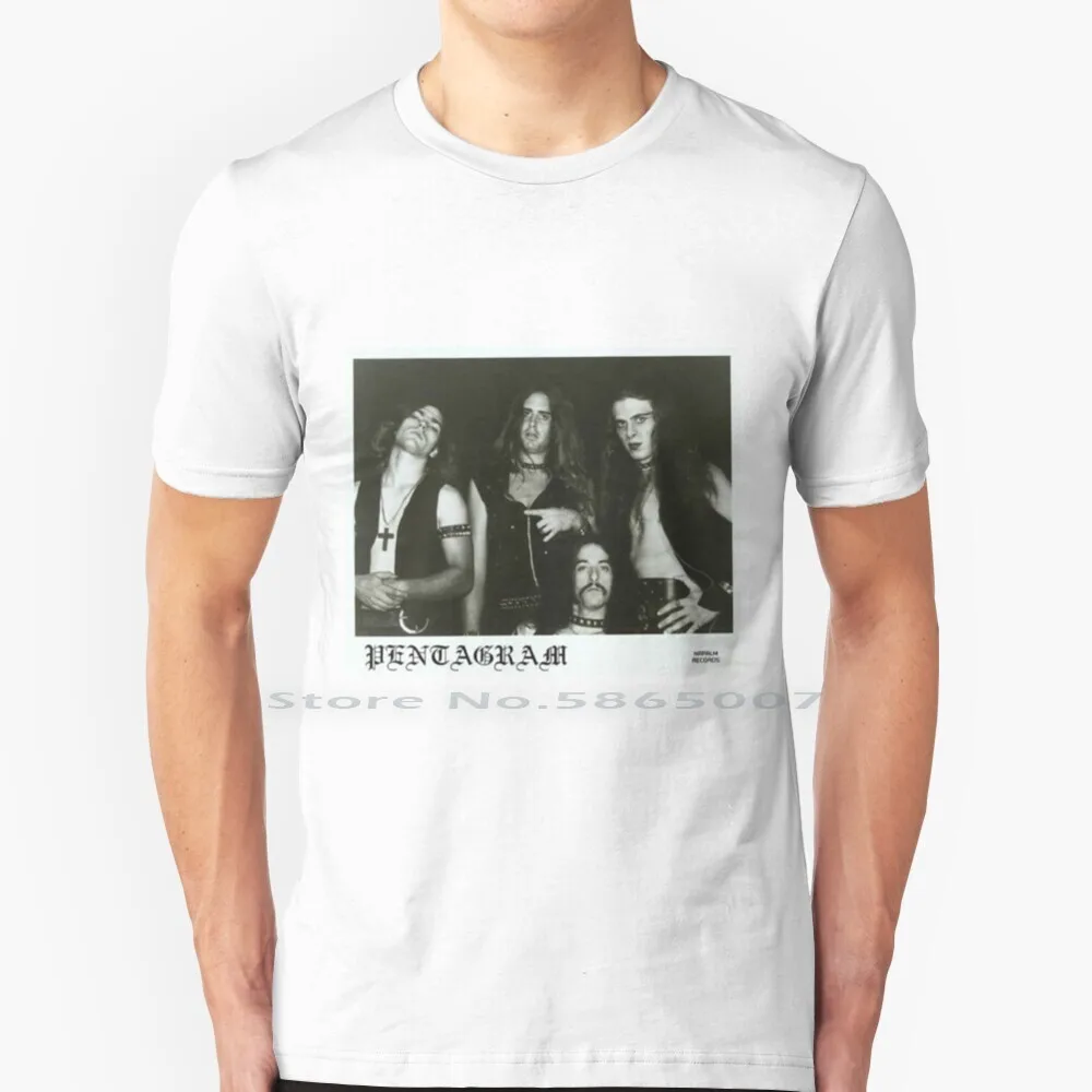 

Футболка с пентаграммой из 100% хлопка, футболка большого размера 6xl в подарок