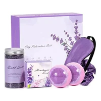 Mother’s Day Gifts Natural Ingredients Lavender Essential Oil Bath Bombs Gift Set Wedding Gifts Bath Salts Handmade Soap