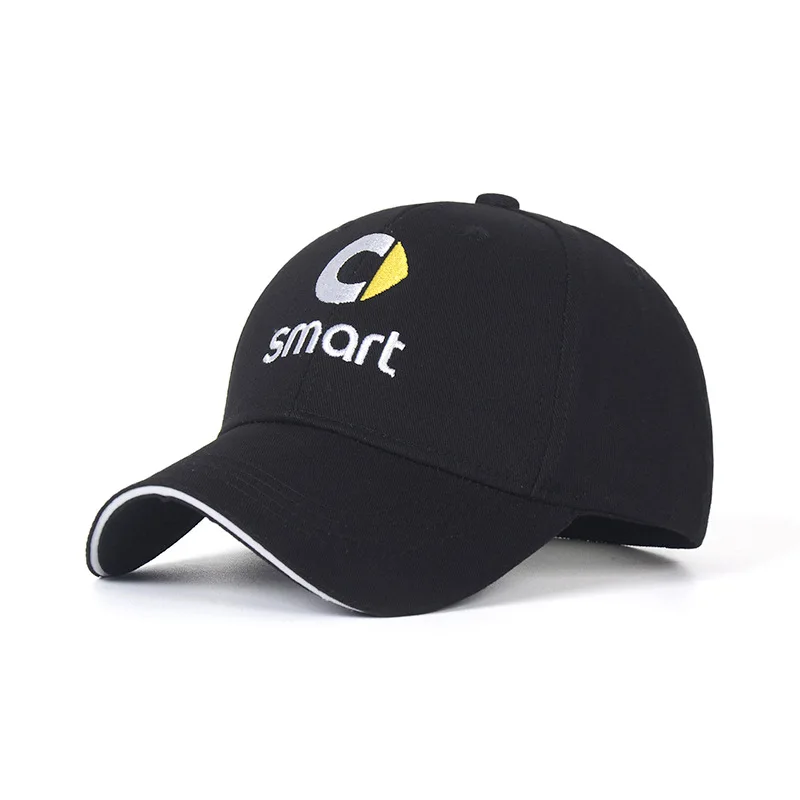 Car Accessories Embroidery Baseball Cap For smart two 451 450 452 453 454 Cabrio Crossblade Forfour coupe ROADSTER auto sticker