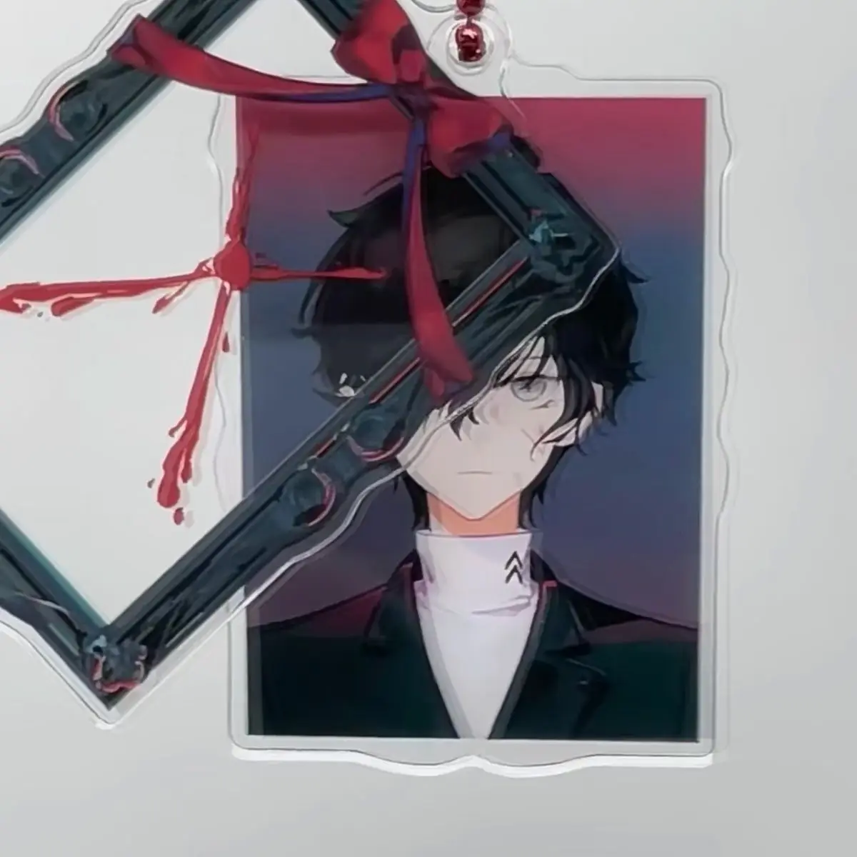 Брелок для ключей в стиле аниме Persona 5 женский брелок мужчин акриловый