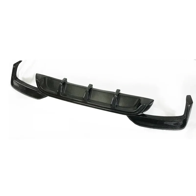 Фото Подходит для BMW F06 F12 F13 640 650 M Sports и M6 12-18 AK, задний диффузор из углеродного волокна, сплиттер №1
