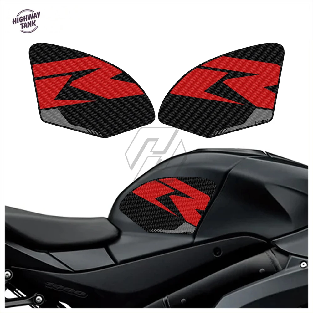 Motorcycle Side Tank Pad Protector Knee  Anti-slip Mats for SUZUKI GSX-R1000 GSXR 1000 2017-2022