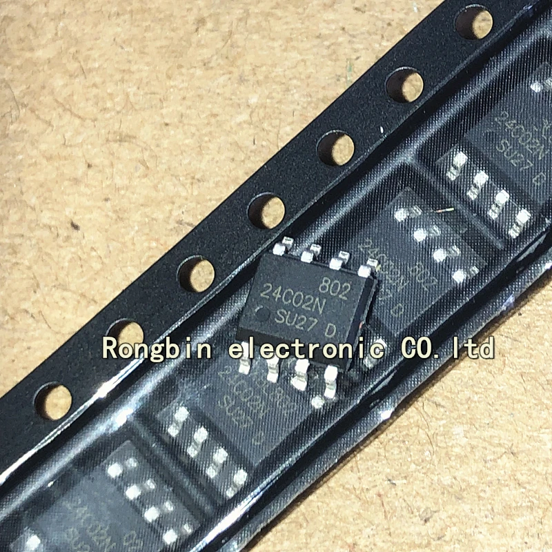 

50PCS NEW AT24C02N AT24C02N-10SU-2.7 24C02 SOP8 SMD Storage IC