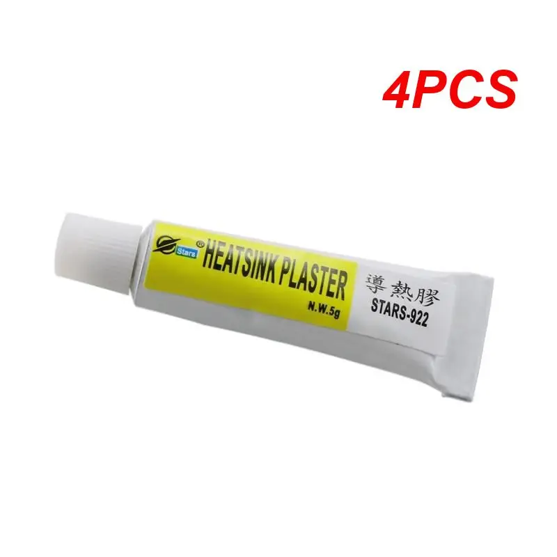 

4PCS 5g Cpu Efficient Reliable Led Ic High-performance Advanced Conductive Heatsink Enhanced Thermal Conductivity Cutting-edge