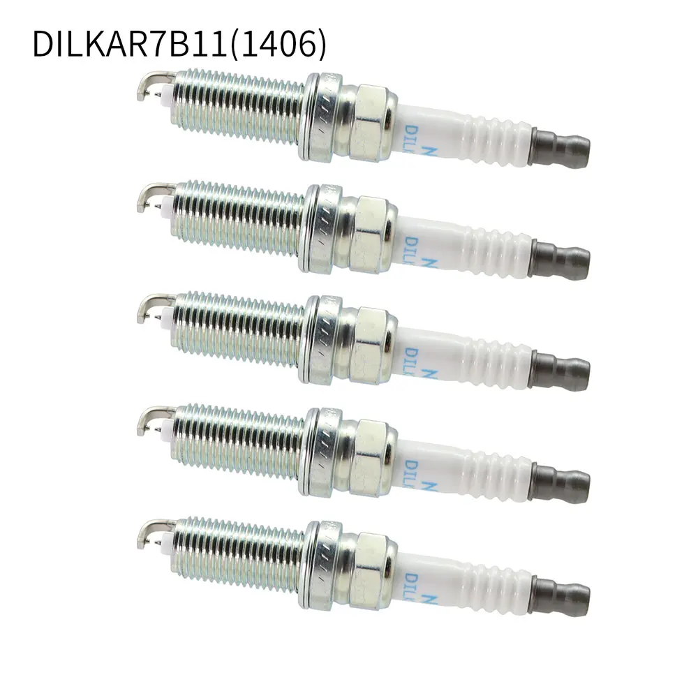 Фото Свеча зажигания для INFINITI EX35 FX35 FX50 G25 G35 JX35 M35 M35h DILKAR7B11 1406 APP5683 9412 REA9WYPB4 IXEH22TT 22401-1LA1C №1