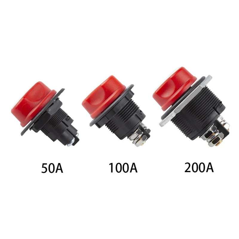 

DC 12V Disconnecter Power Isolator 50A 100A 200A Cut Off Rally Switch Kit For Car Motorcycle Truck Boat Battery Switch