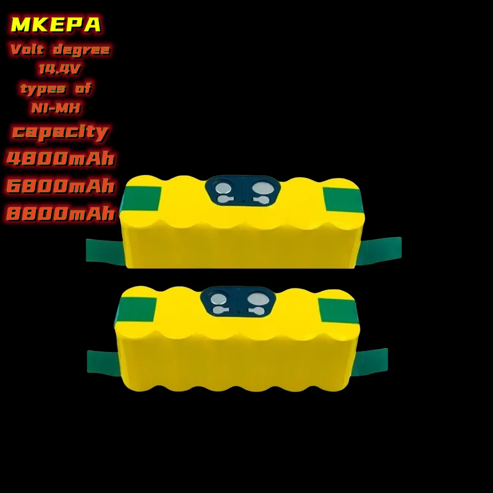 

14.4V 4800/8800mAh Vacuum Cleaner Battery For iRobot Roomba 500 600 700 800 900 series 14.4 V 620 650 770 780 580 batteries