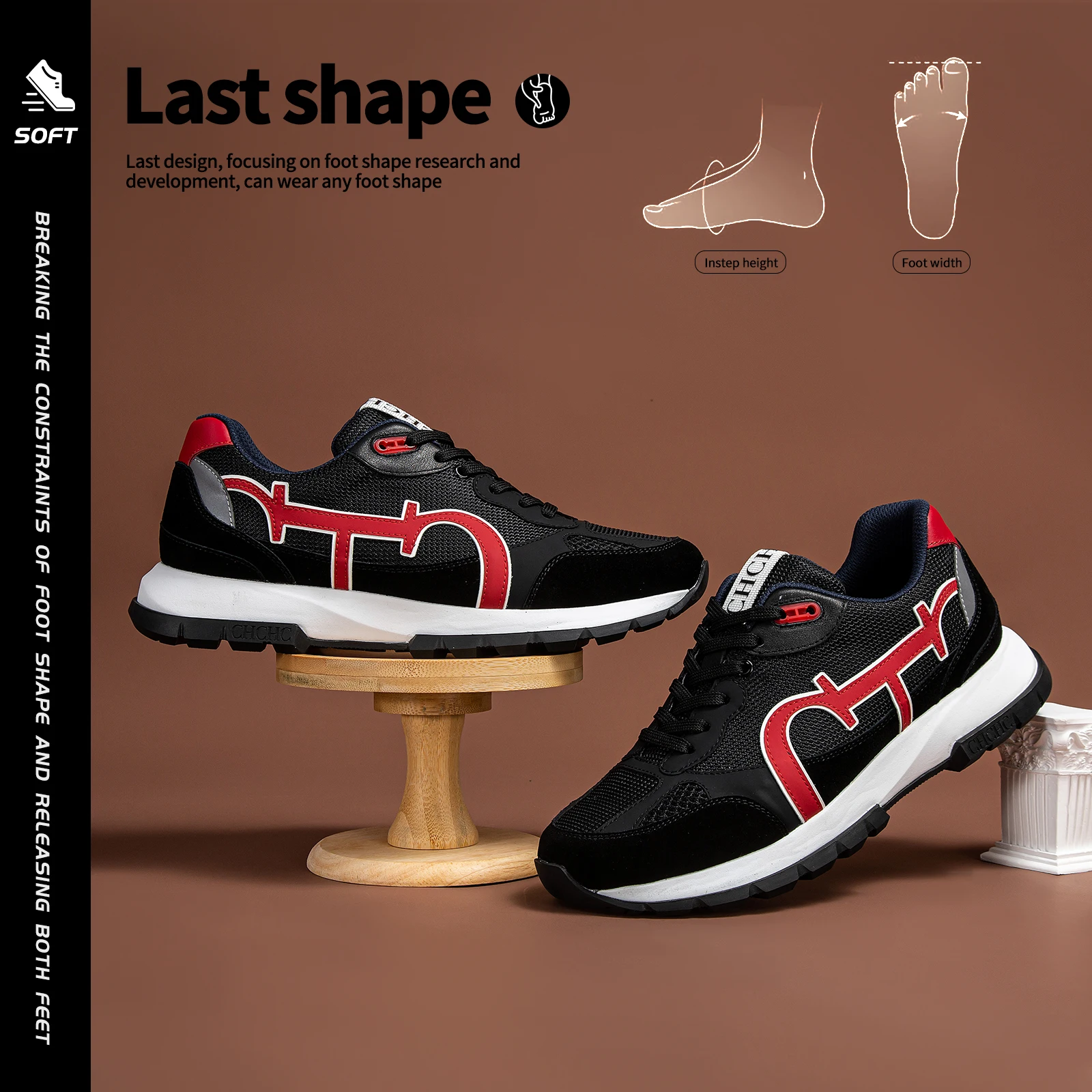 Обувь Balance 2025 повседневная мужская теннисная обувь черная коровья кожа дизайн с