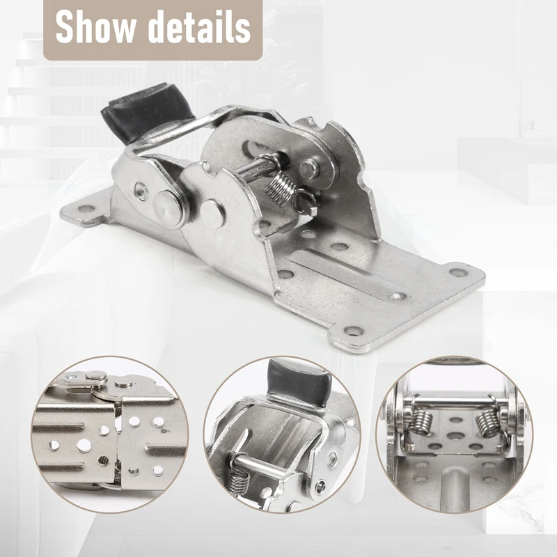 2 шт. серебристые складные петли для кофейного столика 0-90-180 градусов