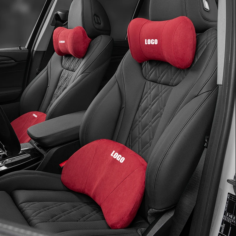 Подушка на подголовник автомобильного сиденья с логотипом автомобиля подушка