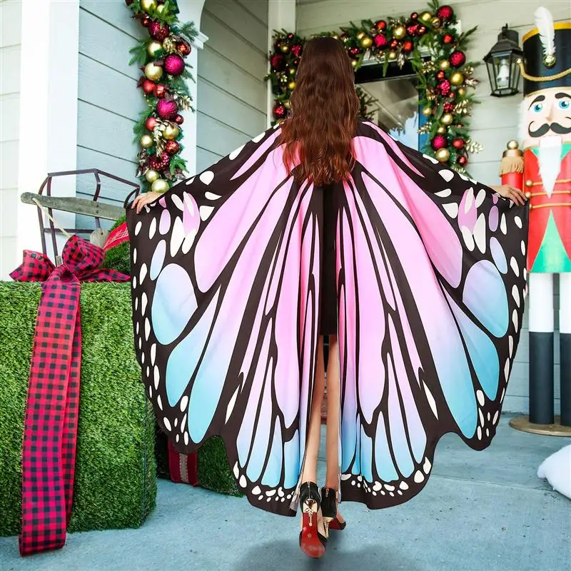 

Butterflies Dancing Cloak Butterflies Wing Shawl Cosplay Party Cloak Party Prop Butterflies Wing Cloak Stage Performance