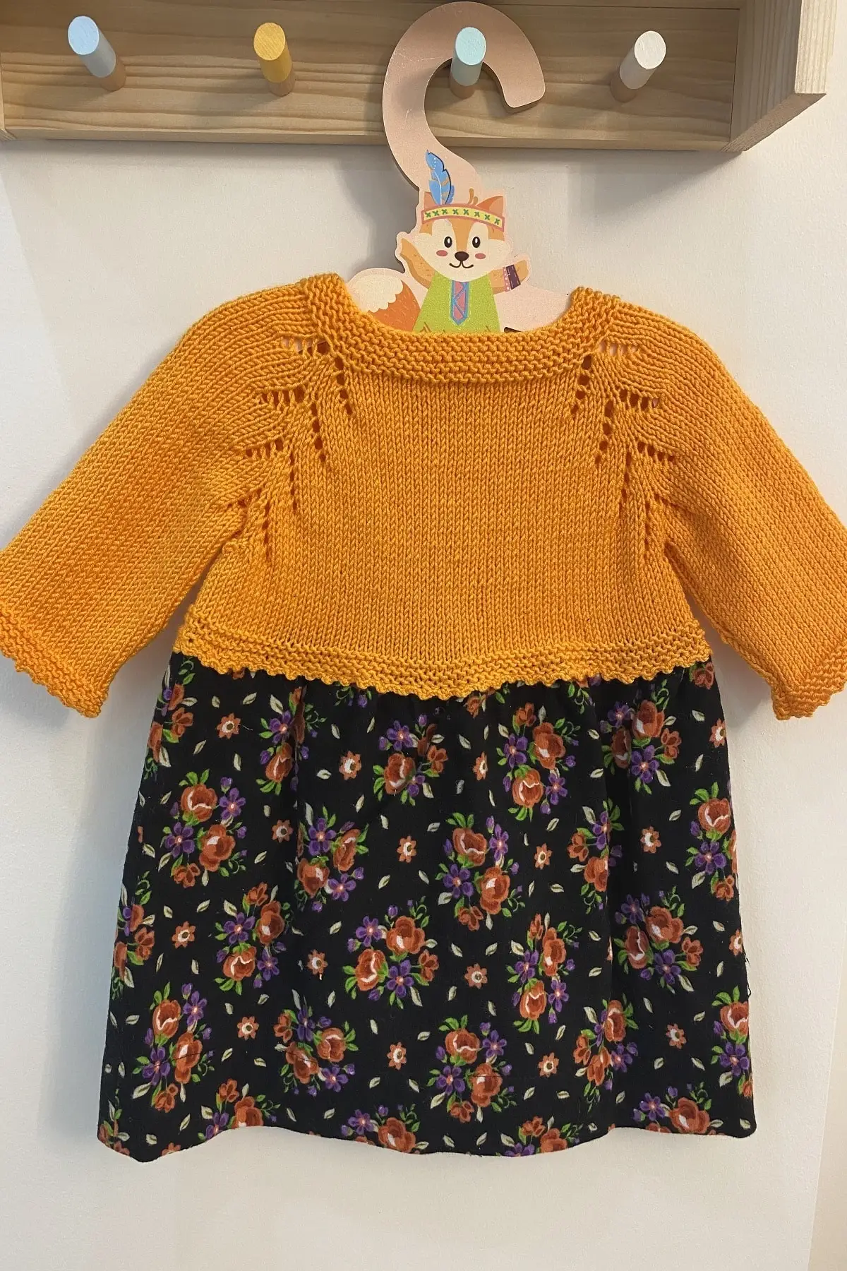 

Hand-Knitted Robadan Pazenli Dress 0-2 Age