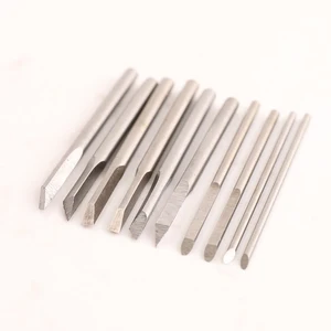 Нож для резьбы по дереву, набор инструментов с микро головкой, 10 шт.