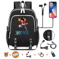 japan anime schoolbag luffy brook cute kawaii backpack back to school bags for teenage girls bagpack rucksack bookbag for kids