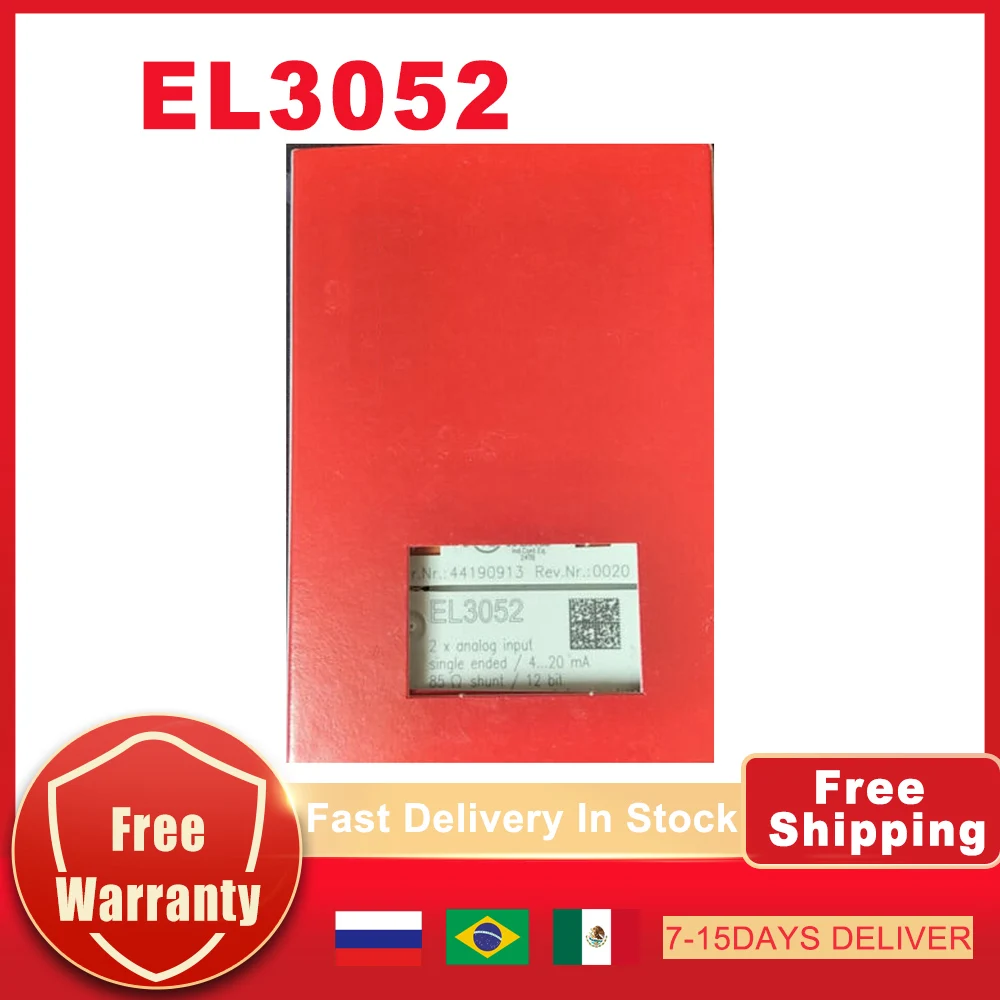 

EL3052, терминал ethernet 3052, 2-канальный аналоговый вход, ПЛК-модуль