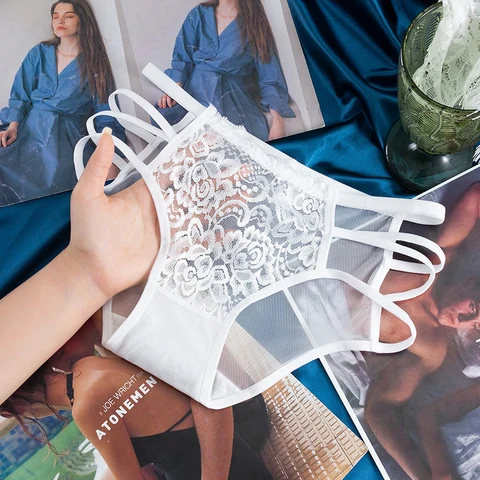 Sexy Underpants For Women Transparent Bra Panties Underwear Female Fancy Black Intimate Sexy Women's Panties Solid Color Pantys