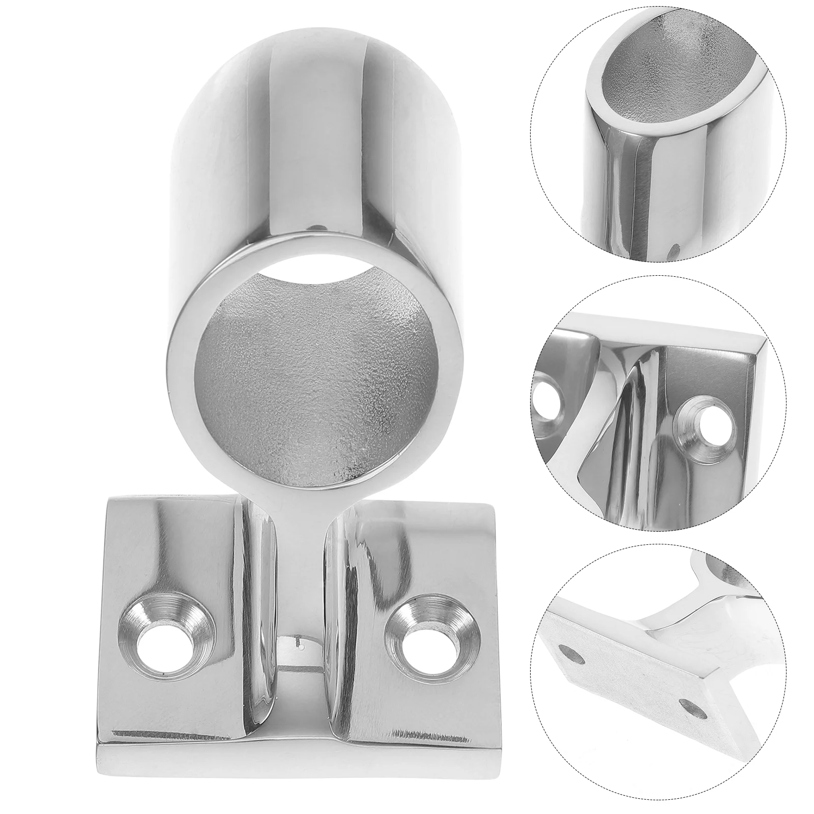 

Marine Railing Brackets Heavy Duty Boat Mount Hand Base Stainless Steel 316 Handrail Fitting