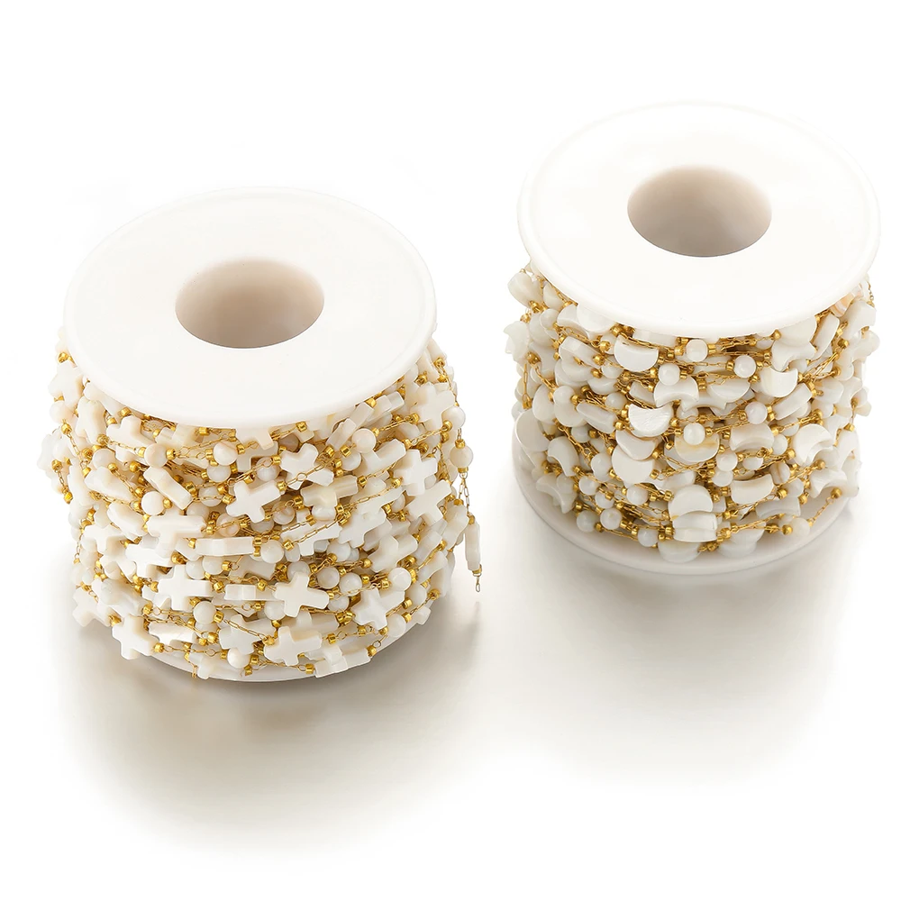 1 метр сердце звезда ракушки цепи из нержавеющей стали ручной работы для DIY нежные