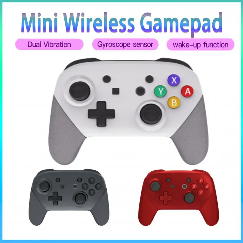 

Беспроводной мини-контроллер для Switch Pro, геймпад для Android, беспроводной джойстик, джойстик для PS3/смартфона для ПК/lite/OLED/Steam Deck