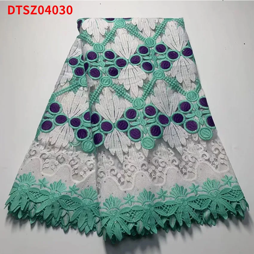 

Bright African Swiss Lace Fabric 2022 Classic ​Cotton Womaon Cloth For Sewing Dress DTSZ04030B