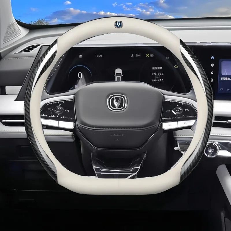 Автомобильный замшевый чехол на руль для Changan CS95 CS15 CS85 CS35 CS75 CS55 CX70