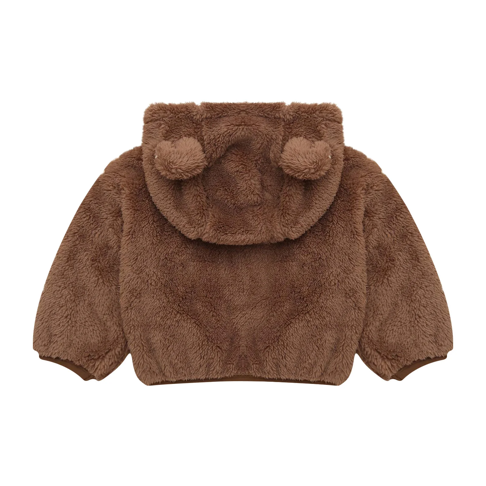 Зимняя милая теплая куртка с капюшоном для маленьких девочек пальто одежда