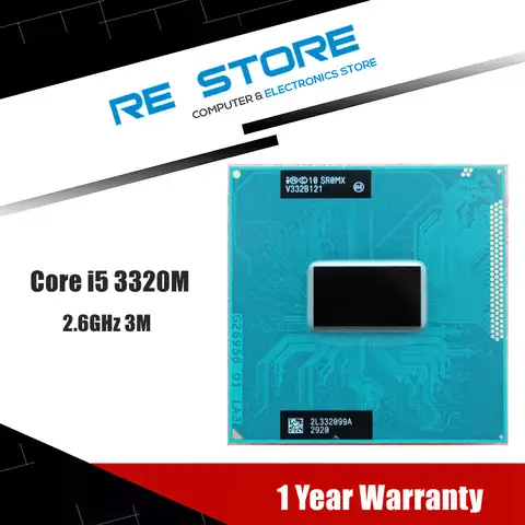 Процессор Intel Core i5 3320M 2,6 GHz 3 M 5 GTs SR0MX мобильный ноутбук