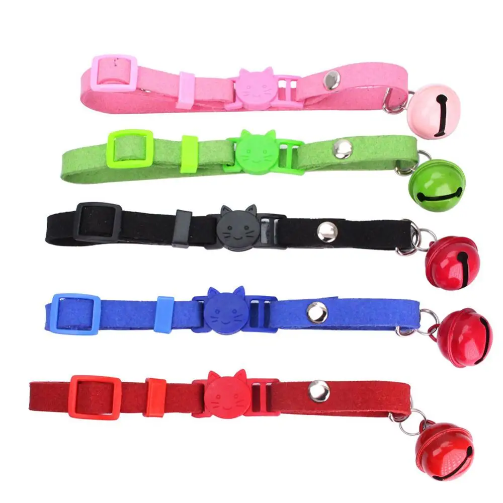 

Hot！！ Cat Print Bell Buckle Puppy Dog Pet Collar Adjustable Necklace Pet Supply